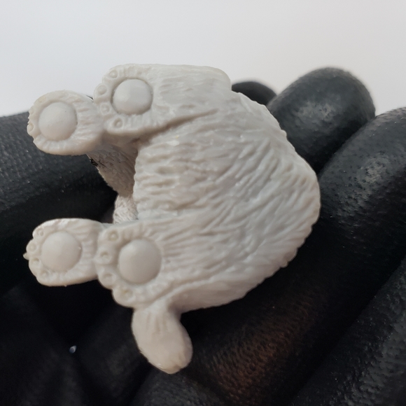 Kitty Kitten Cat Gray with Black Stripes Toy Figure - Picture 9 of 16